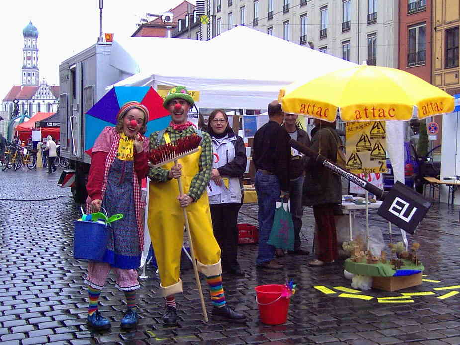 Bolkestein-Aktion in Augsburg