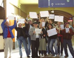 Flash Mob 8.10. in Mönchen-Gladbach
