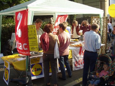 Stand auf dem Museumsuferfest