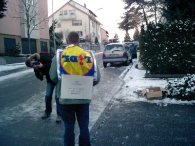 Lidl-Aktion in Konstanz