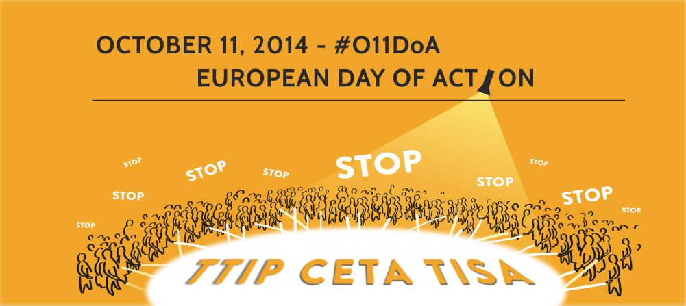 Impressionen zum Aktionstag gegen TTIP,. CETA, TiSA etc.