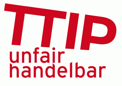 Logo des Bündnisses TTIP Unfairhandelbar