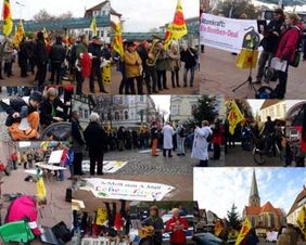 castor demo 19 11 2011 Foto-Collage von der Demo