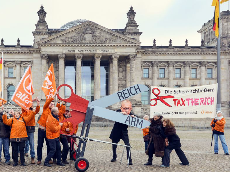 Erster Mai: Bundesweite Attac-Aktionen für mehr Steuergerechtigkeit