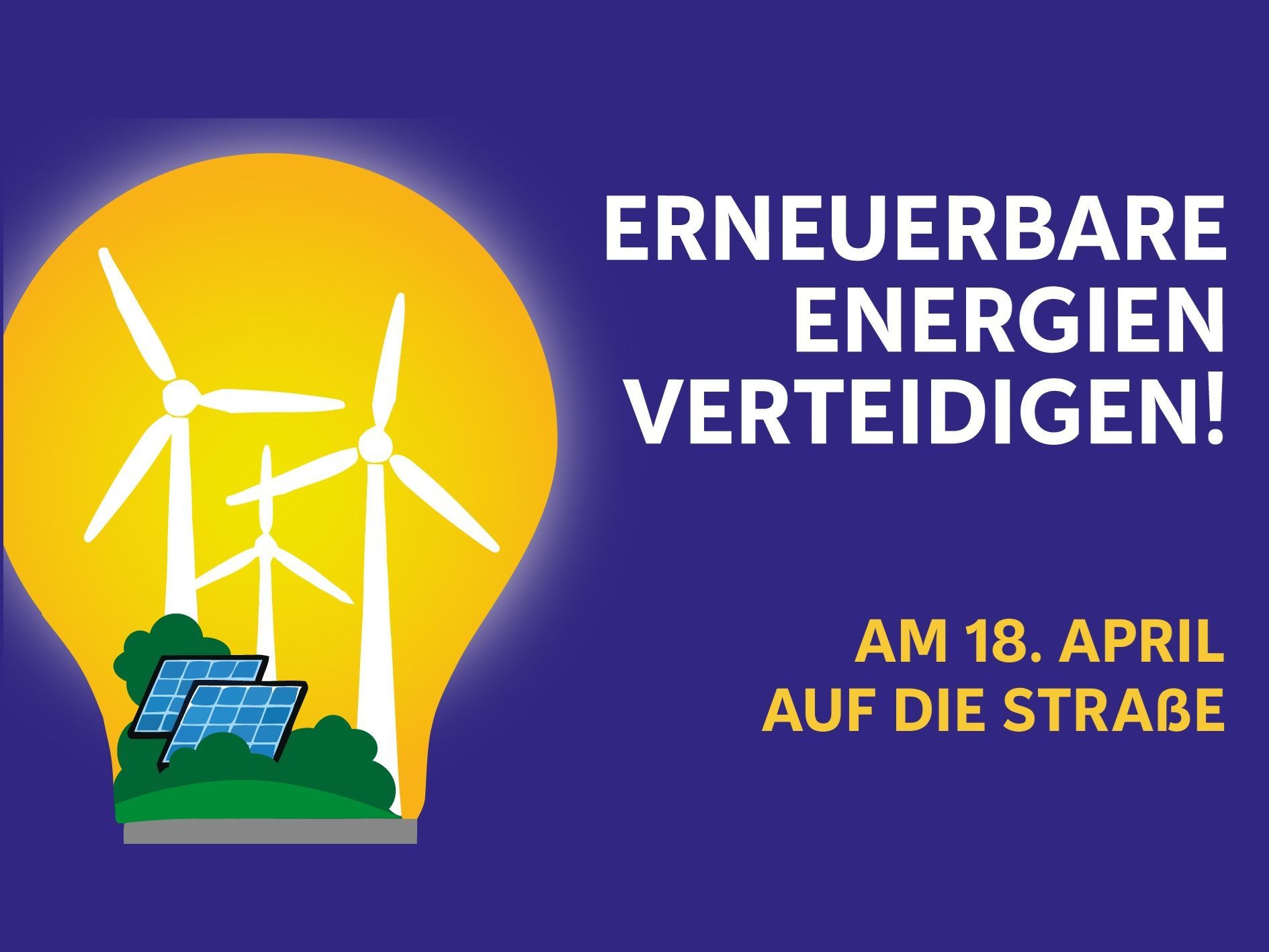 Erneuerbare Energien verteidigen!