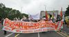 Attac-Block auf der Demo in Berlin