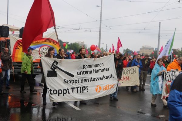 Demo Leipzig. Foto: Dominik Pietron