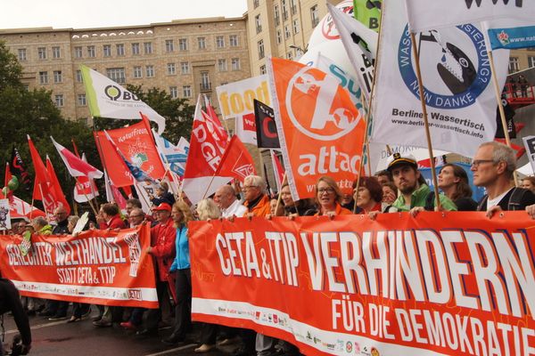 Demo Berlin. Foto: Stephanie Handtmann