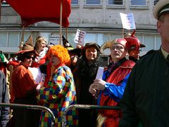 Performance zur Karlspreis-Verleihung an Bundeskanzlerin Merkel