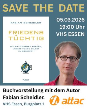 Sharepic mit einem Bild von Florian Scheidler und den Infos zur Veranstaltung