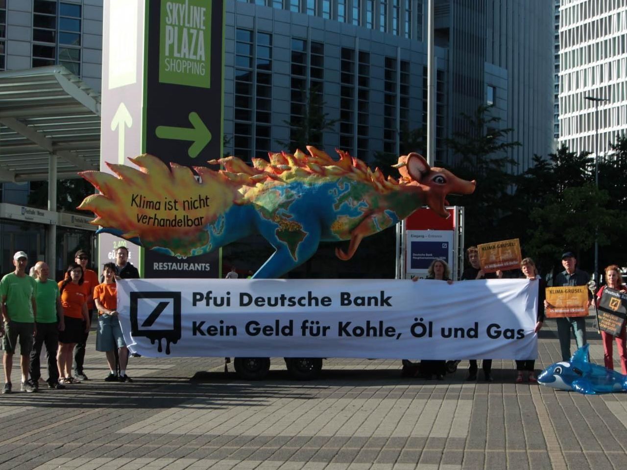Deutsche Bank: Finanzgeschäfte auf Kosten von Mensch, Klima und Umwelt