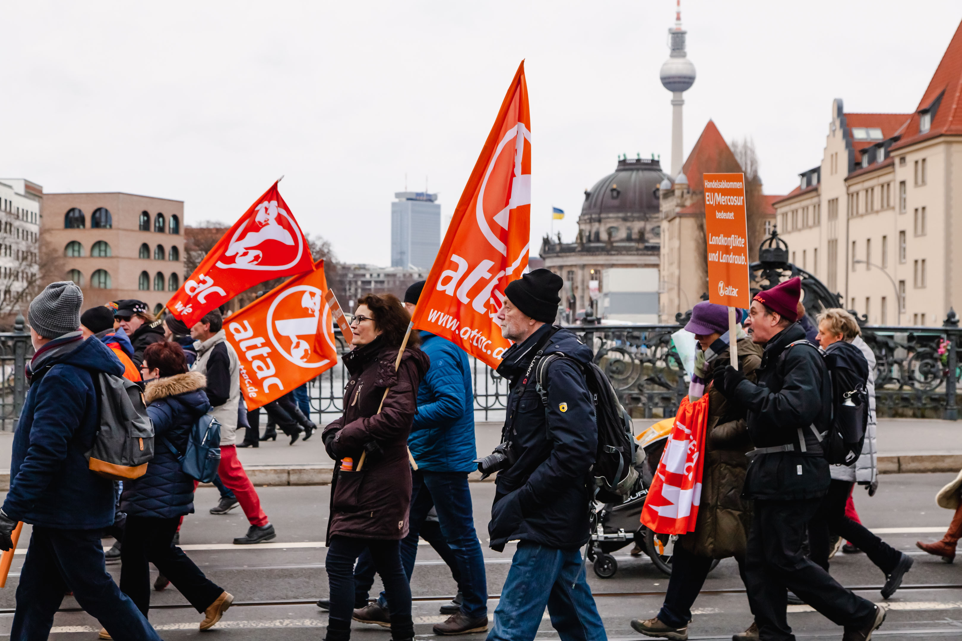 Wir haben es satt Demo 2023 - Attac Deutschland - www.attac.de