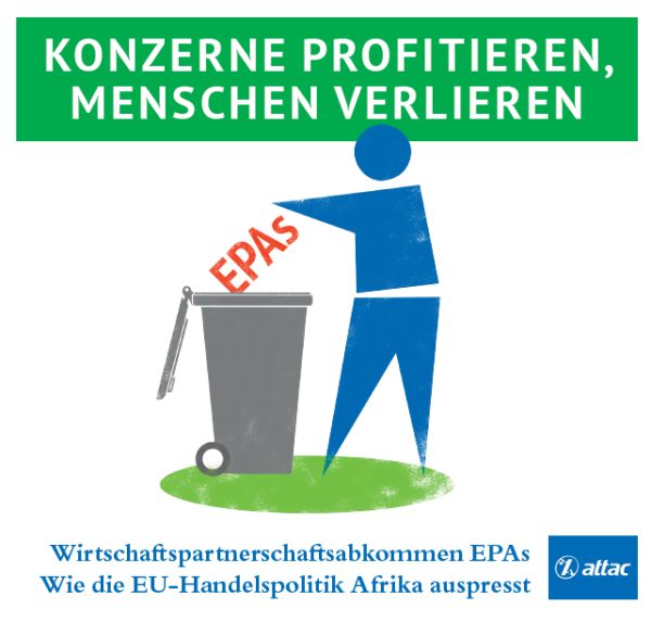 EPAs-Flyer im Attac Webshop